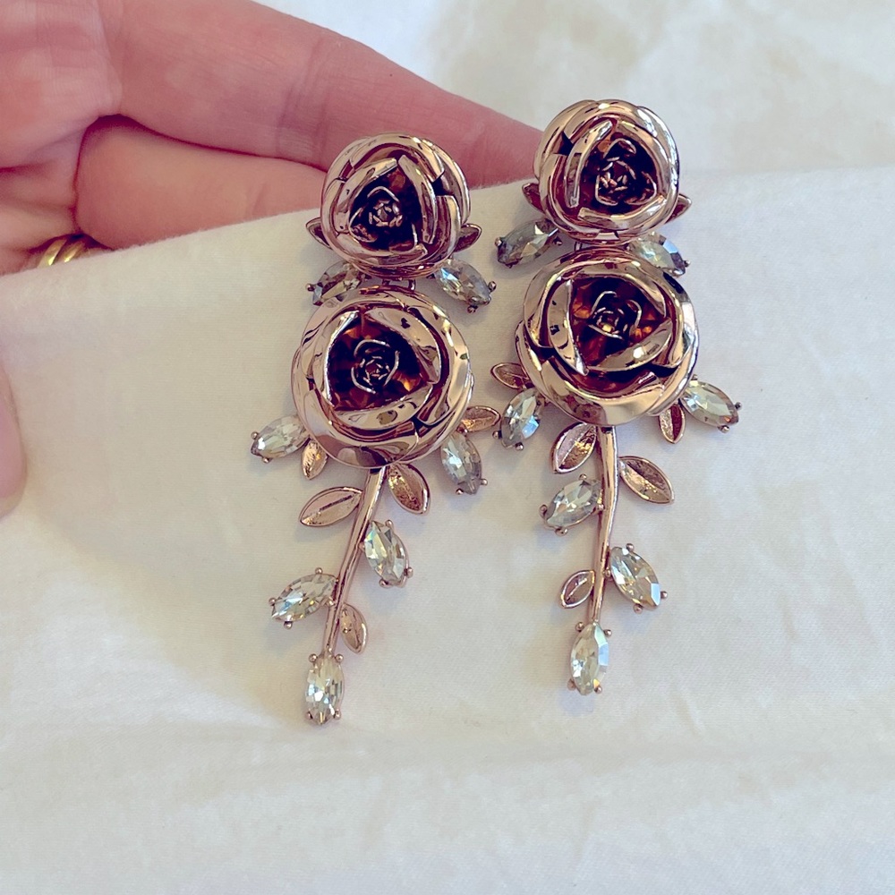 Kate Spade New York Rose Gold Rose Earrings✨
